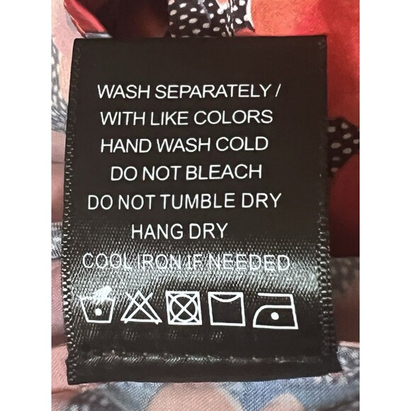 House Of Harlow 1960 Revolve Burna Blouse In Red Poppy Floral Women Size Medium - Picture 12 of 12